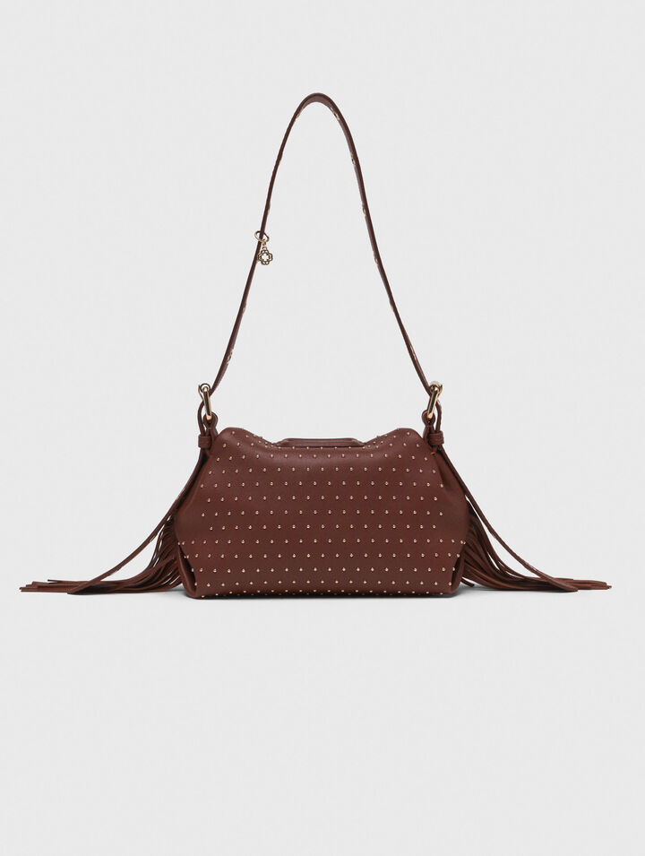 Sac Miss M mini en cuir et studs