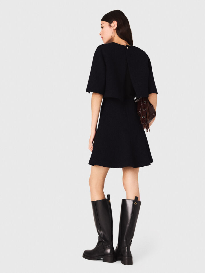 Robe 2en1 en tweed