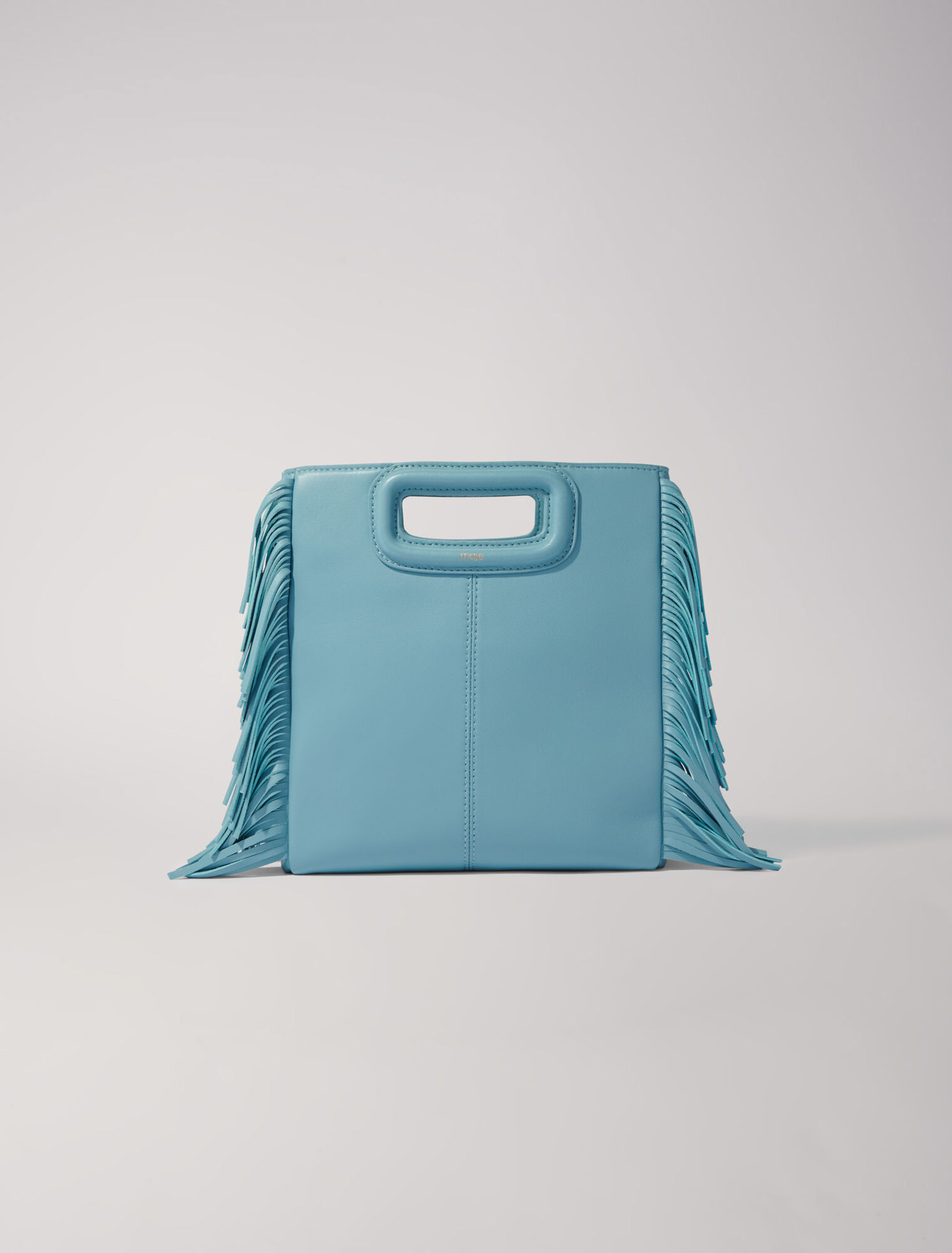 Sac M en cuir à franges