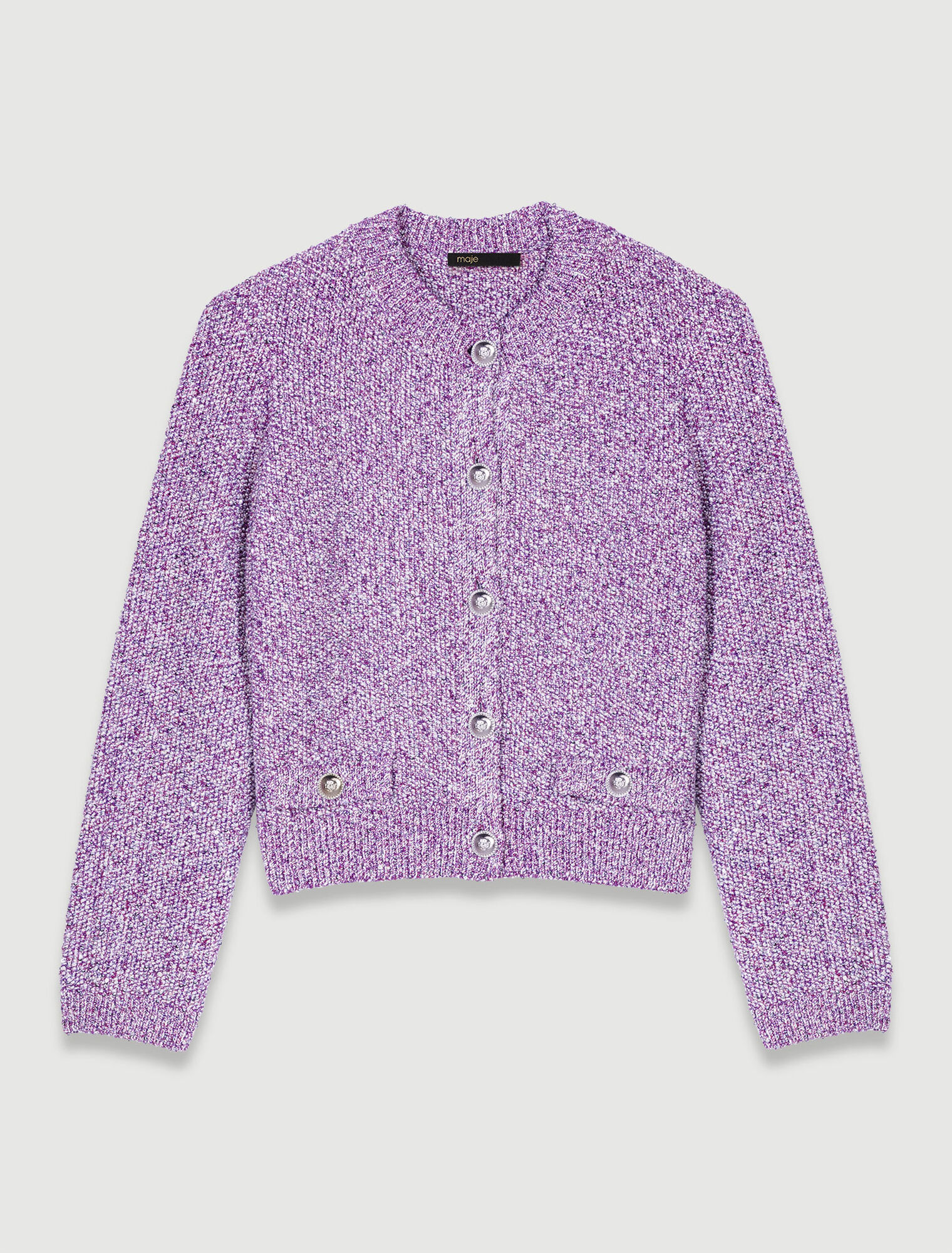 Cardigan en maille à sequins