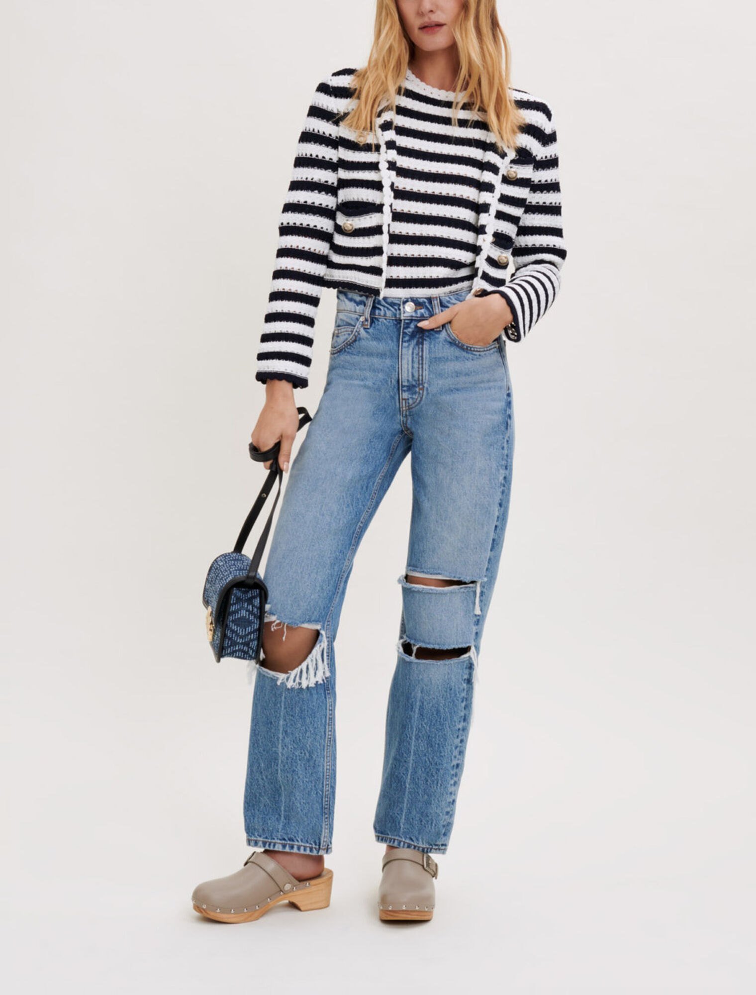 Jean loose déchiré