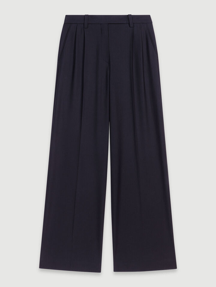 Pantalon large de costume