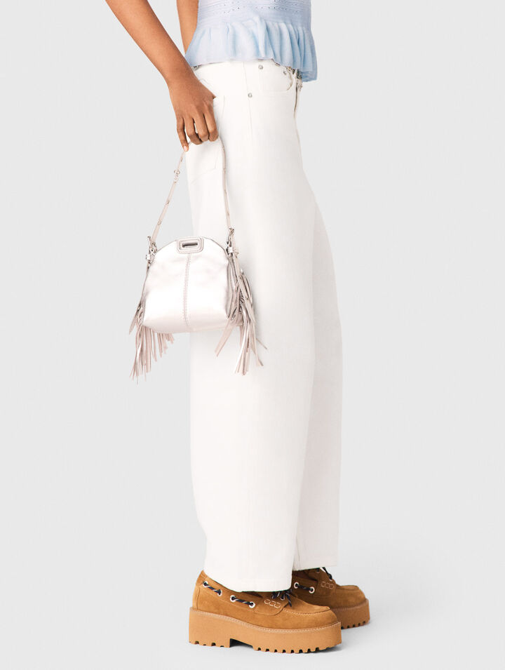 Top en maille avec volants