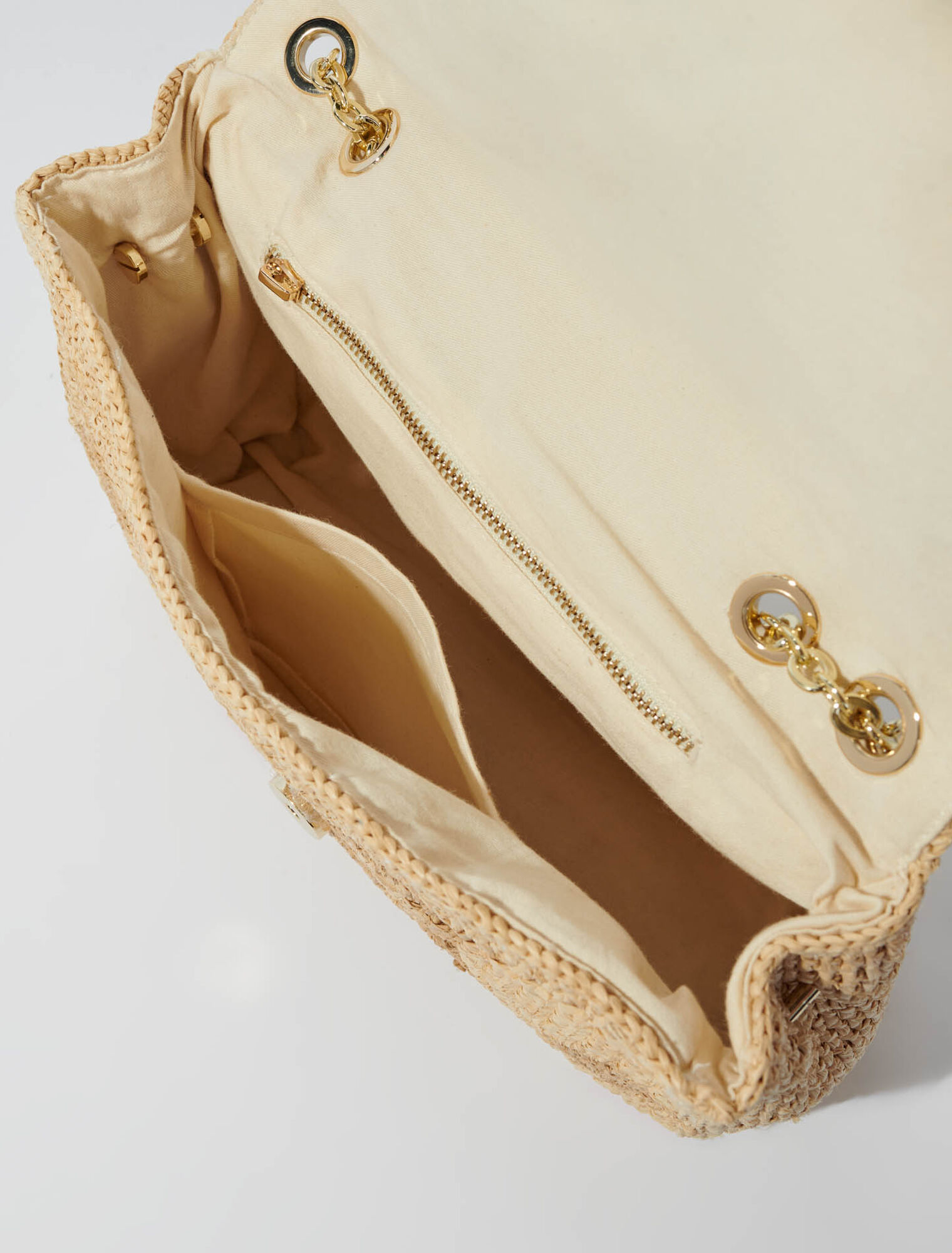Sac clover raphia fait à la main
