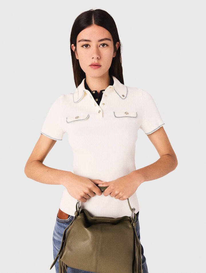 Sac Miss M mini en cuir lisse