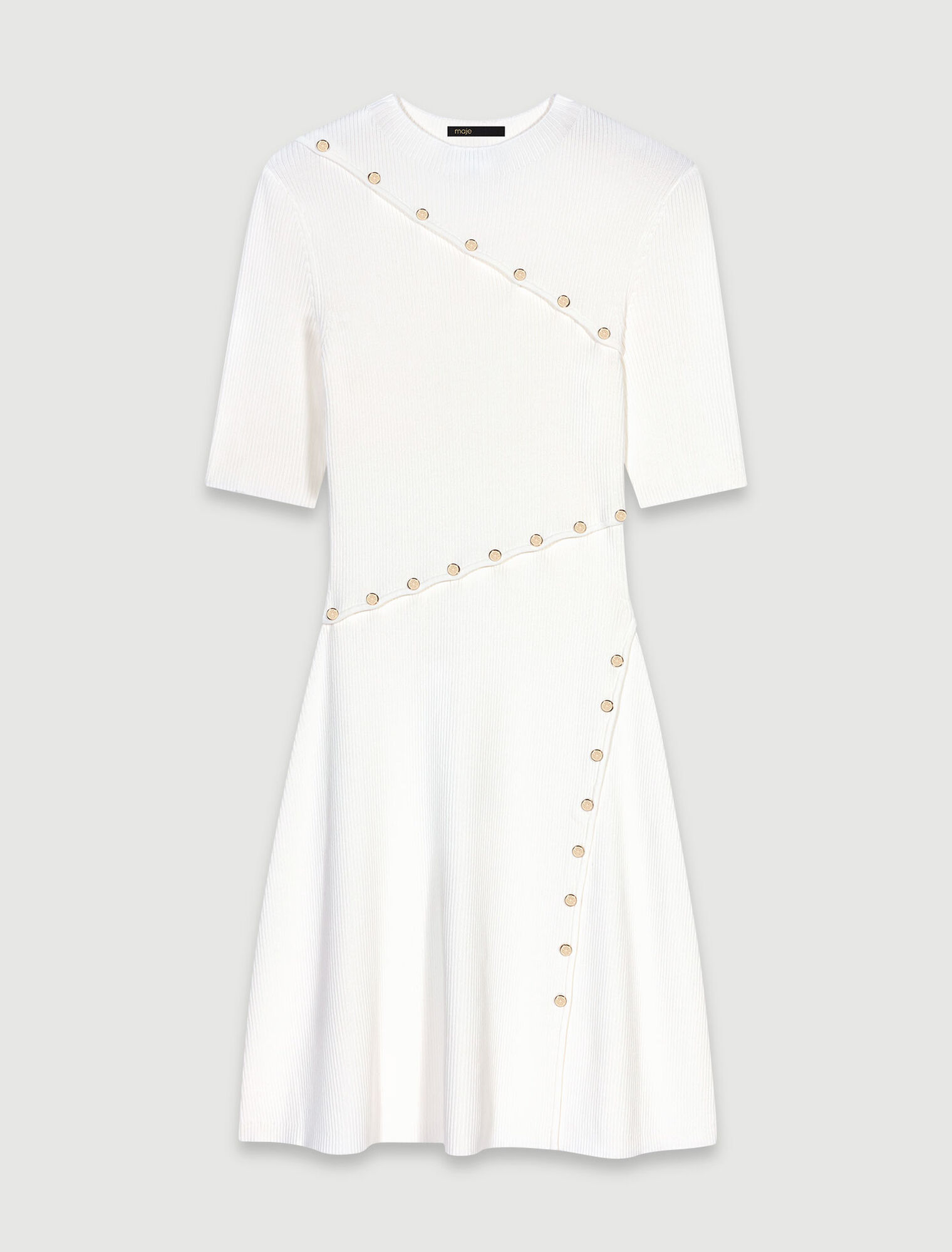 Robe courte en maille