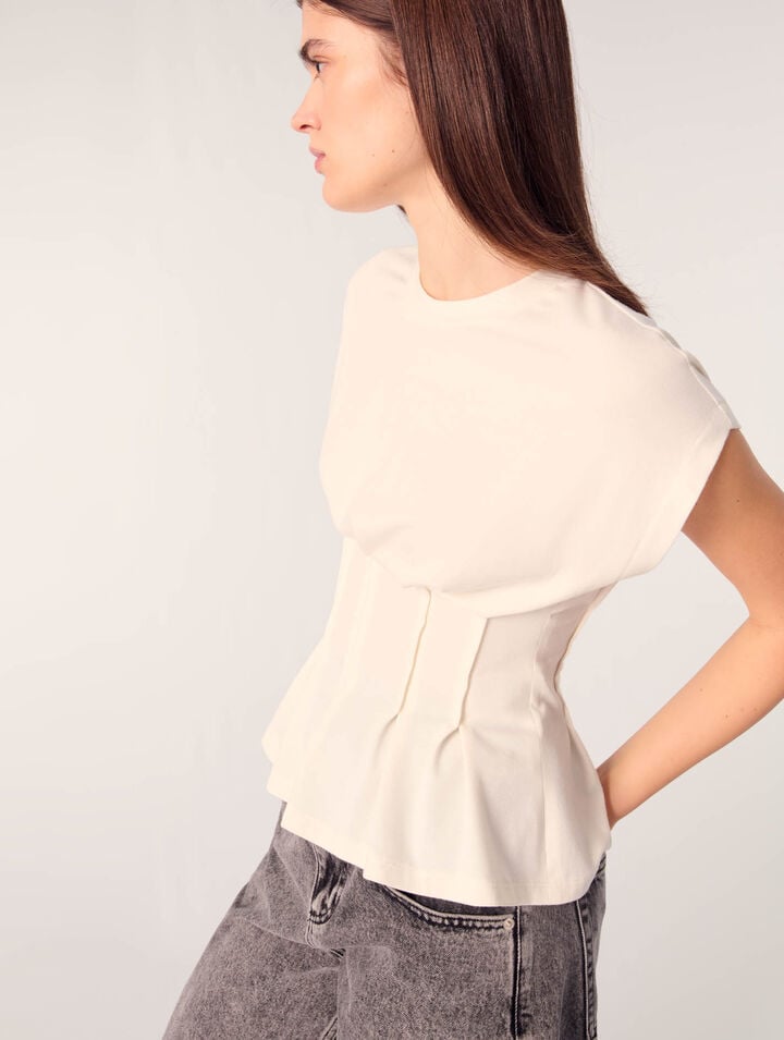 Tee-shirt à pinces