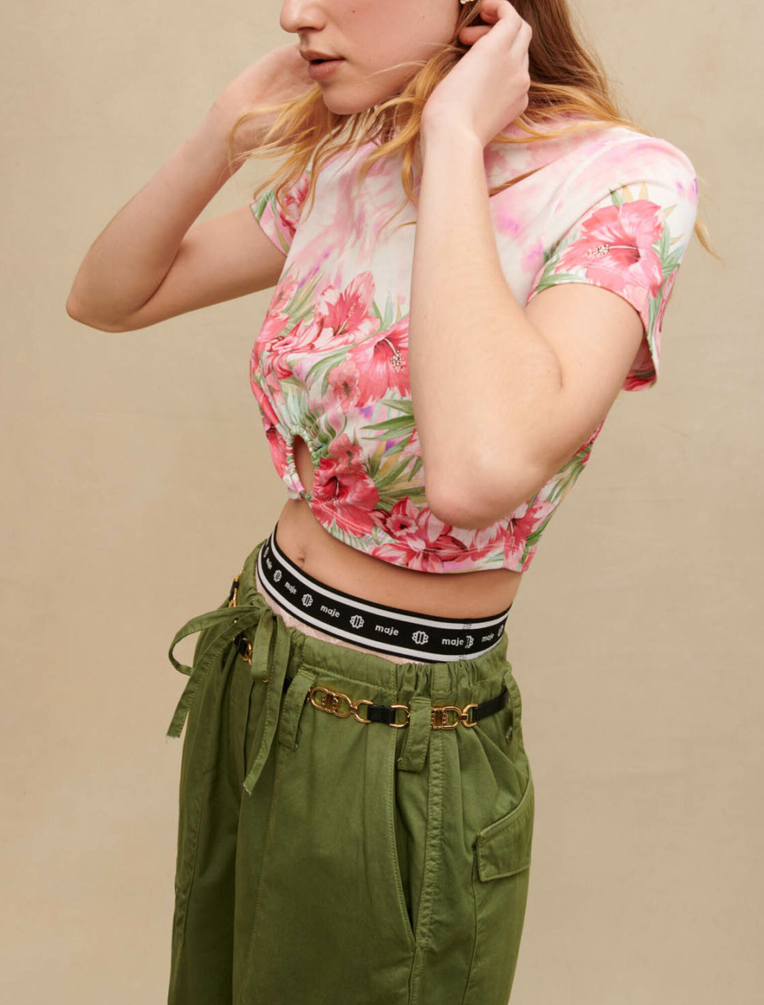 T-shirt fleuri