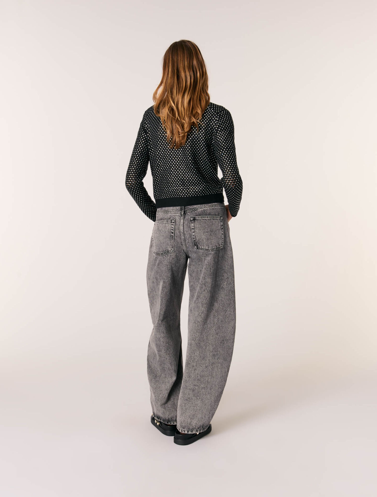 Cardigan à strass