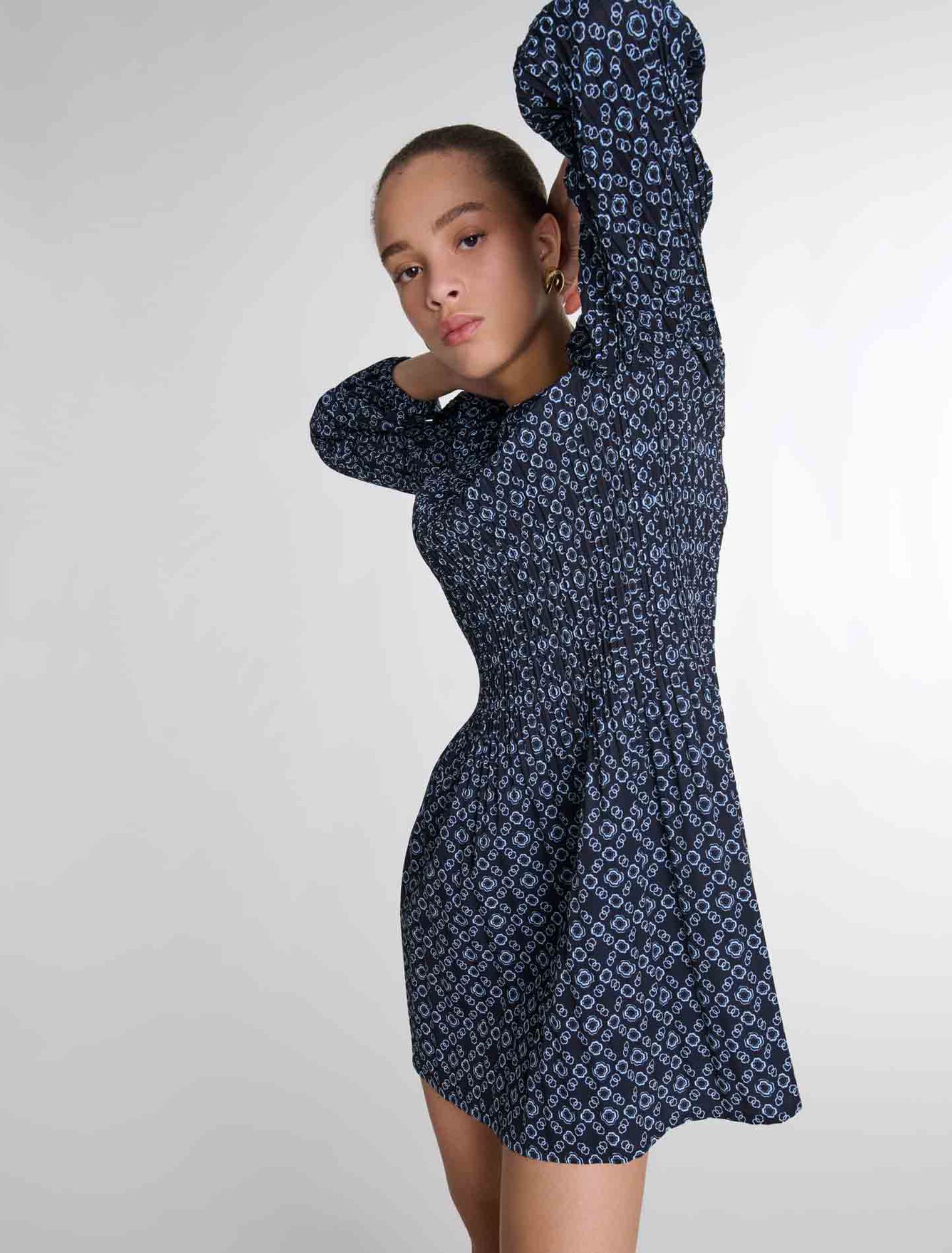 Robe courte imprimé Clover