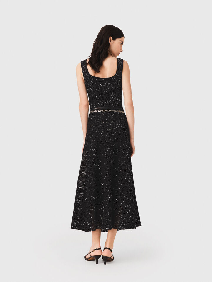 Robe longue &agrave; sequin