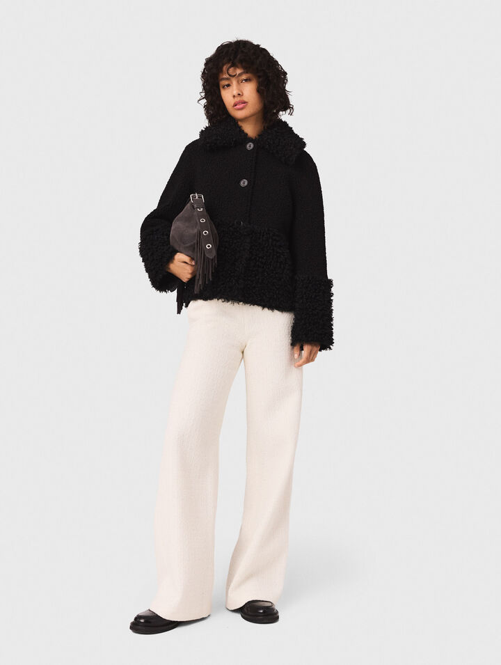 Veste en bouclette