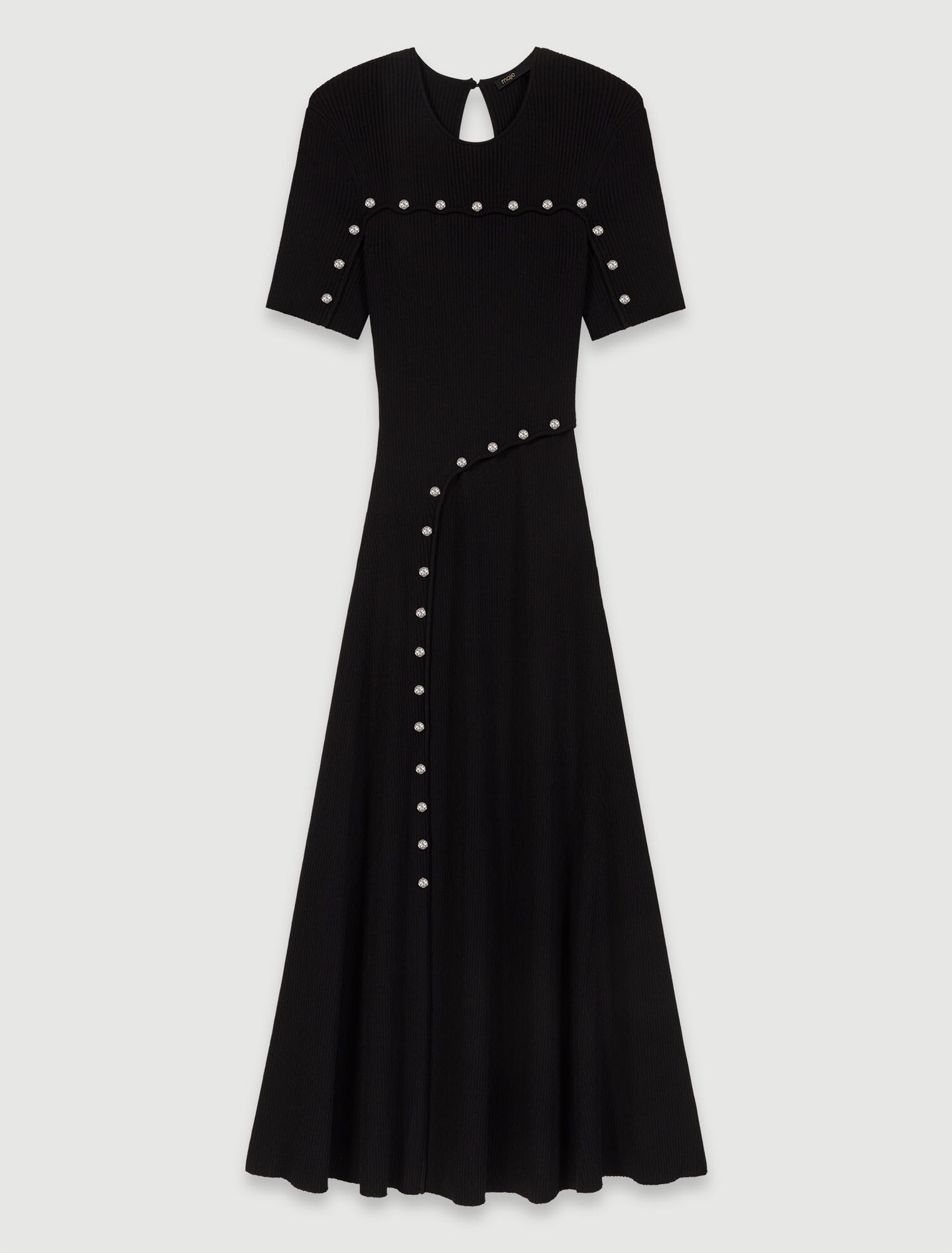 Robe longue en maille