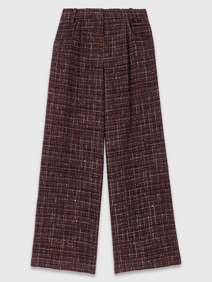 Pantalon en tweed