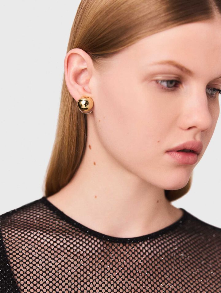 Boucles d'oreille sphère