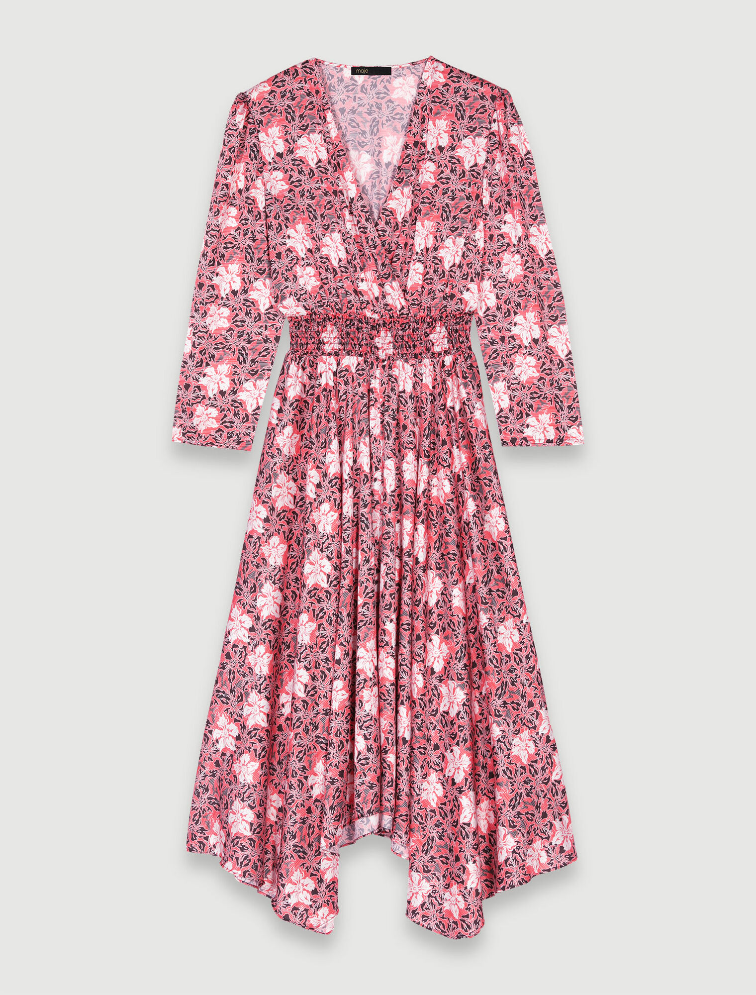Robe longue à fleurs