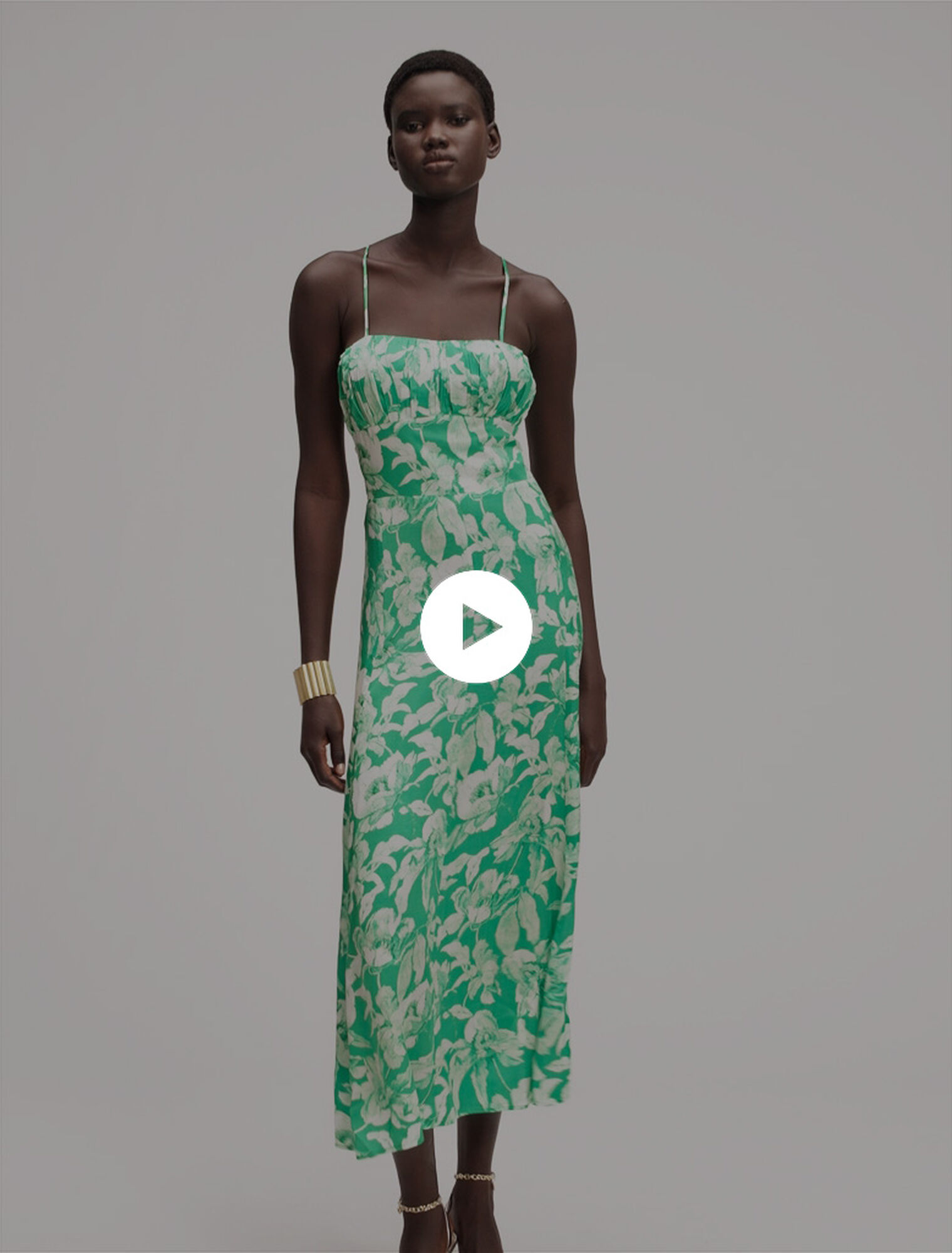 Robe longue imprimée