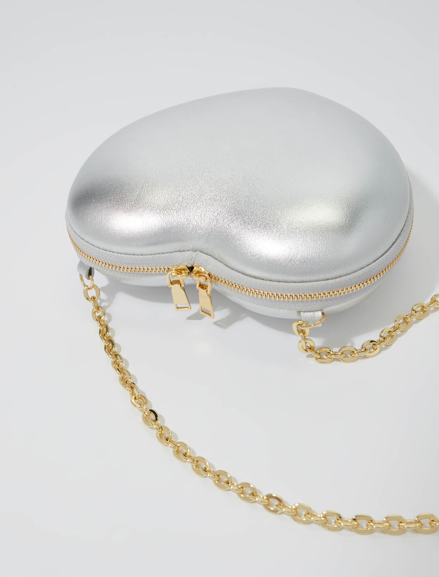 Sac cœur en cuir