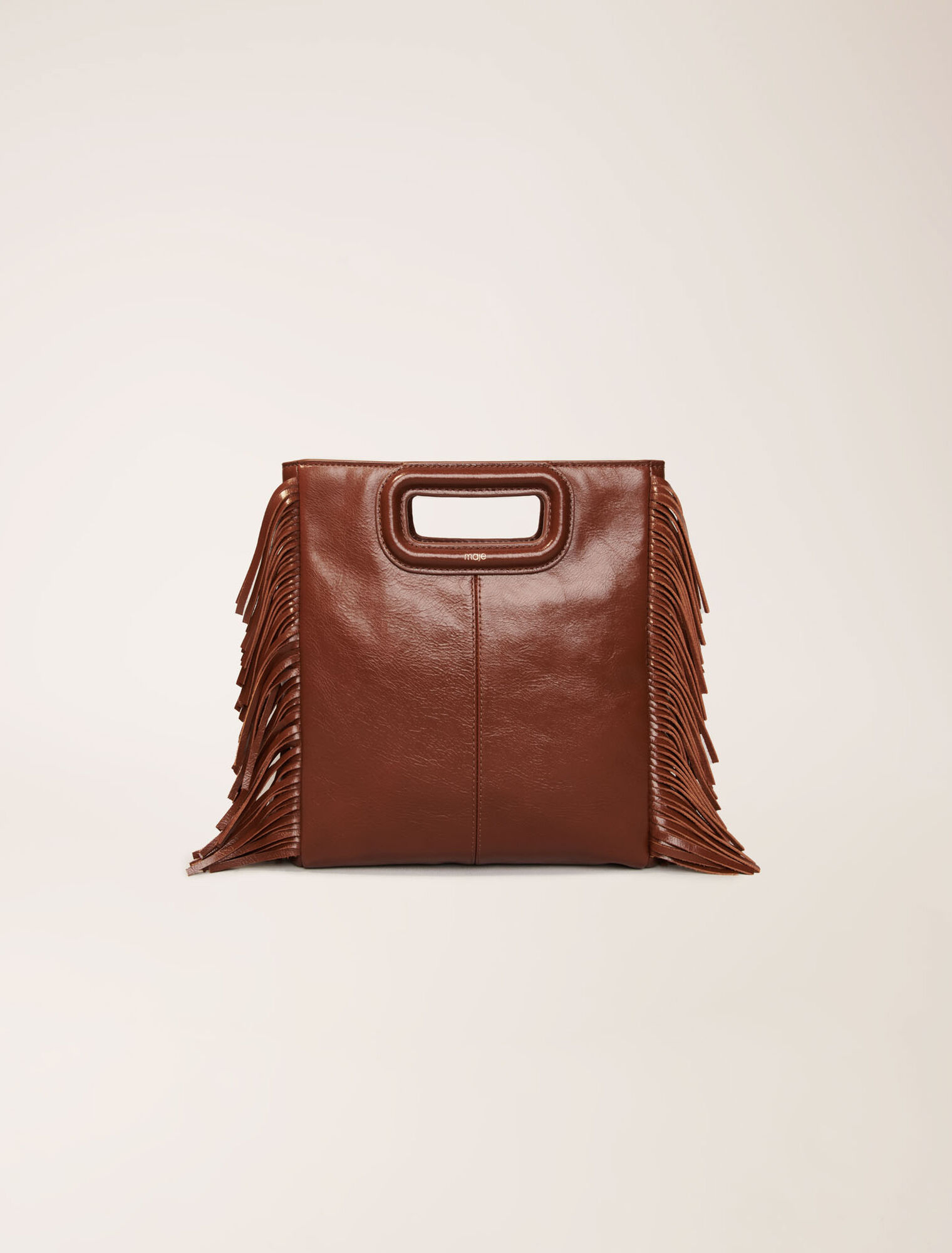 Sac M en cuir craquelé
