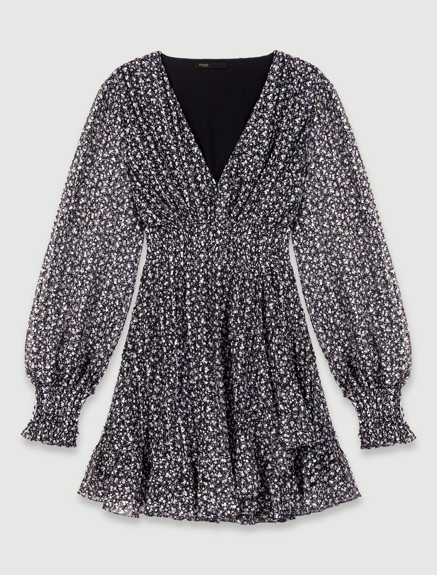 Robe courte évasée