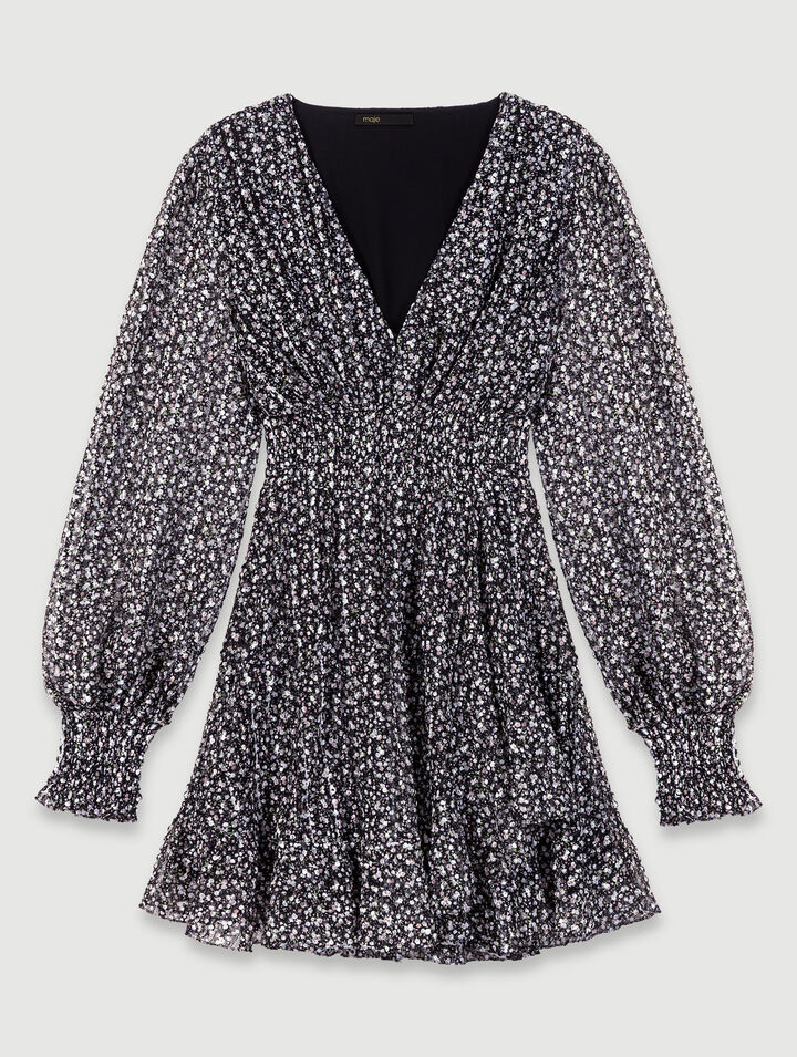 Robe courte évasée