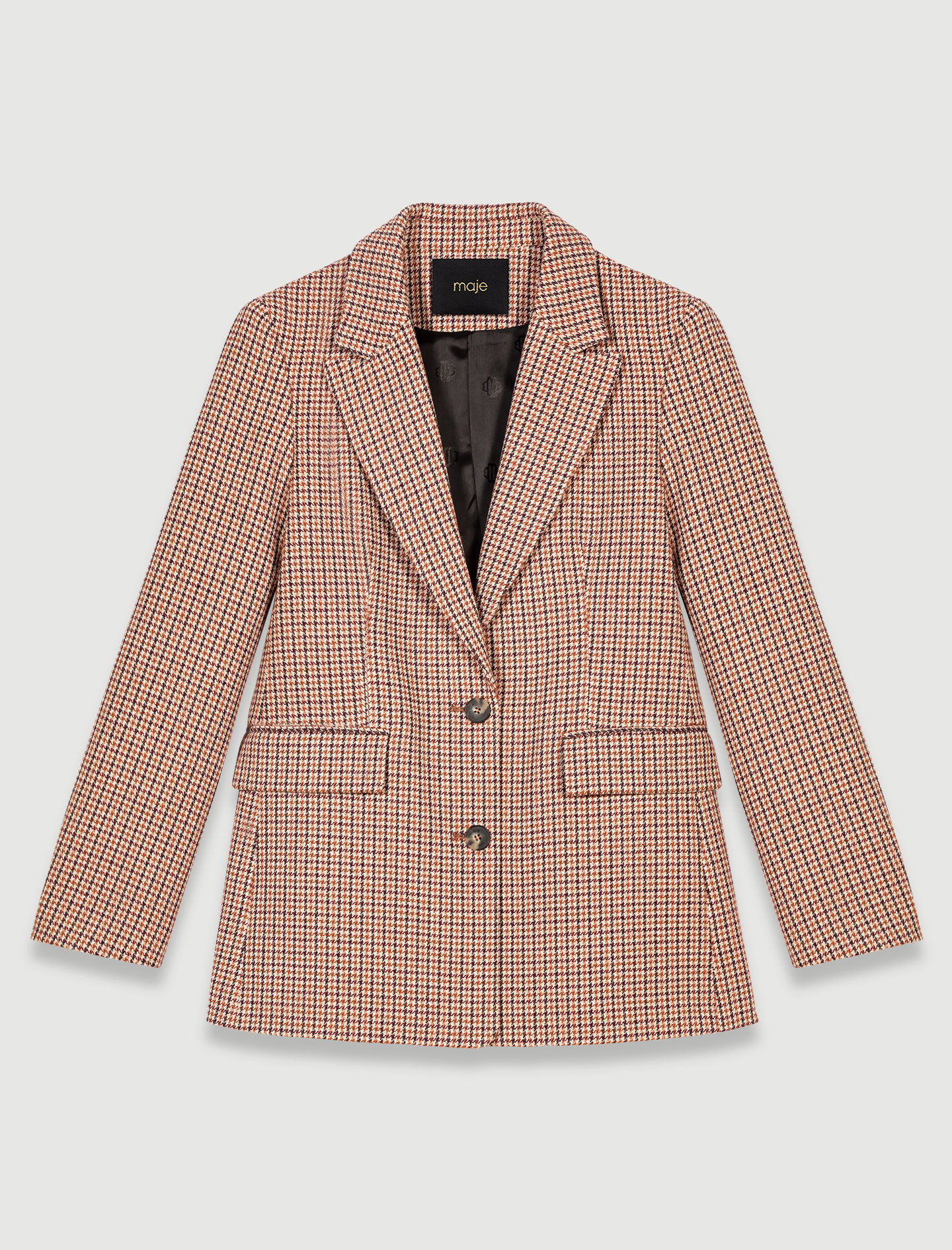 Veste de tailleur a carreaux Vestes Blousons Maje