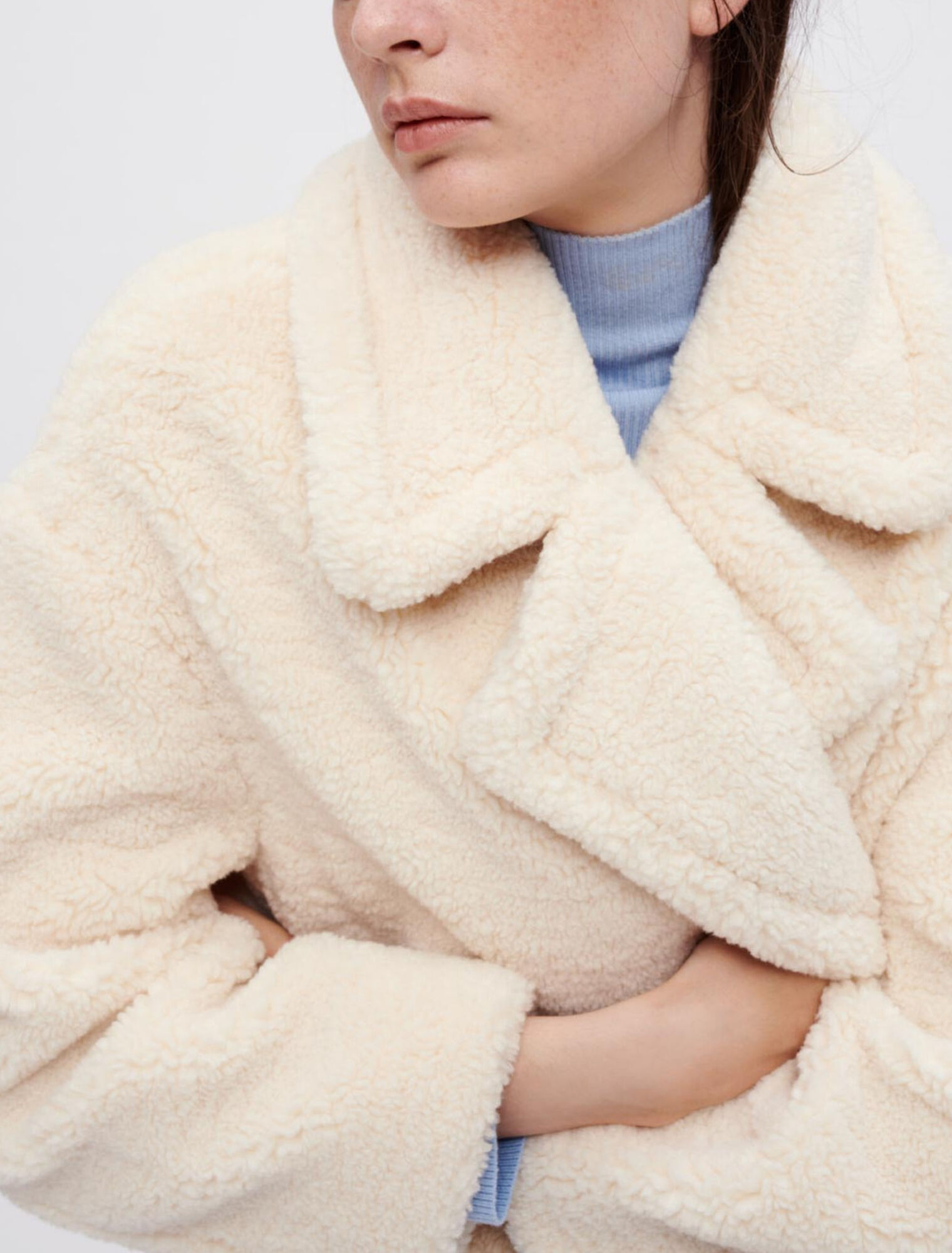 Manteau façon fourrure