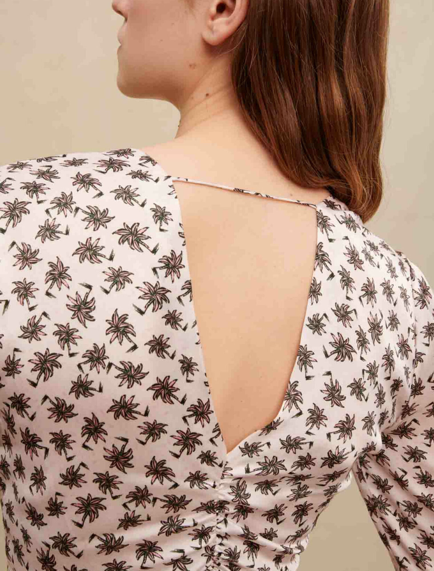 Robe imprimé palmiers