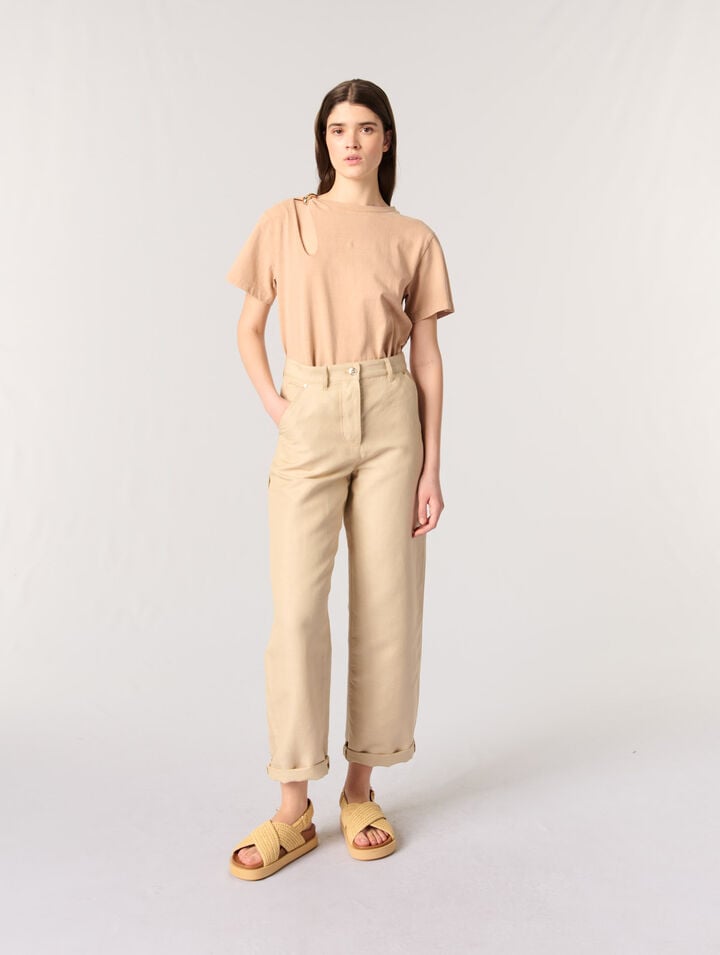 Tee-shirt avec détail bijou