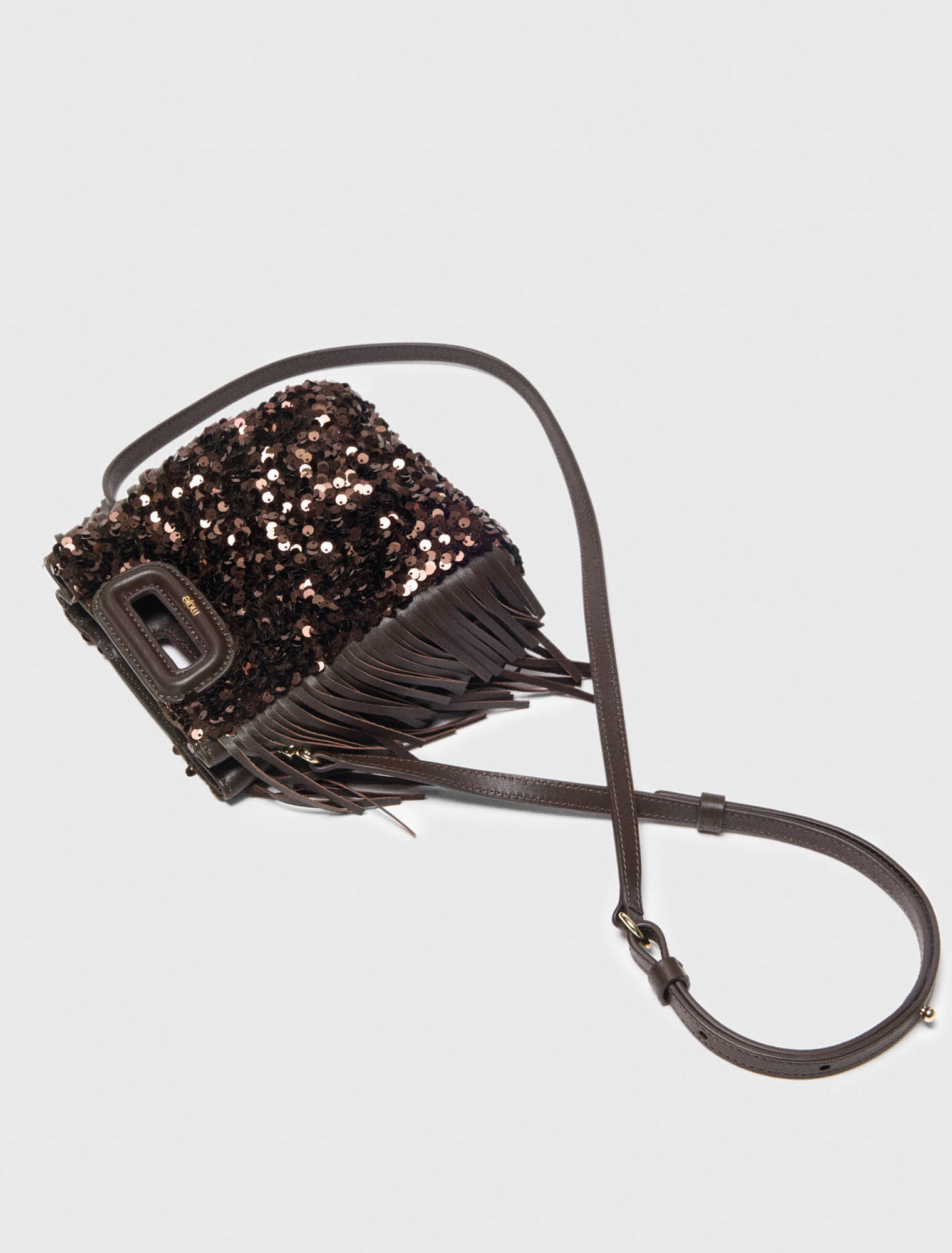 Sac M mini à sequins