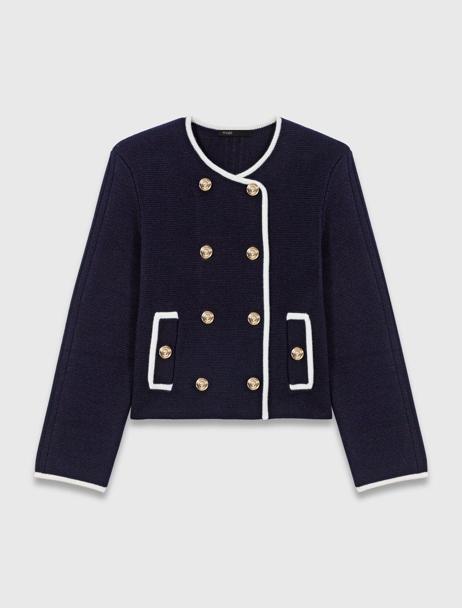 Veste structurée en maille