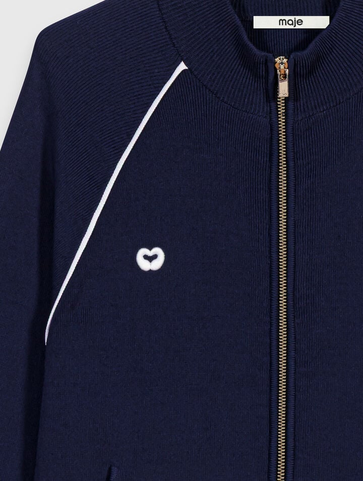 Cardigan zipp&eacute;