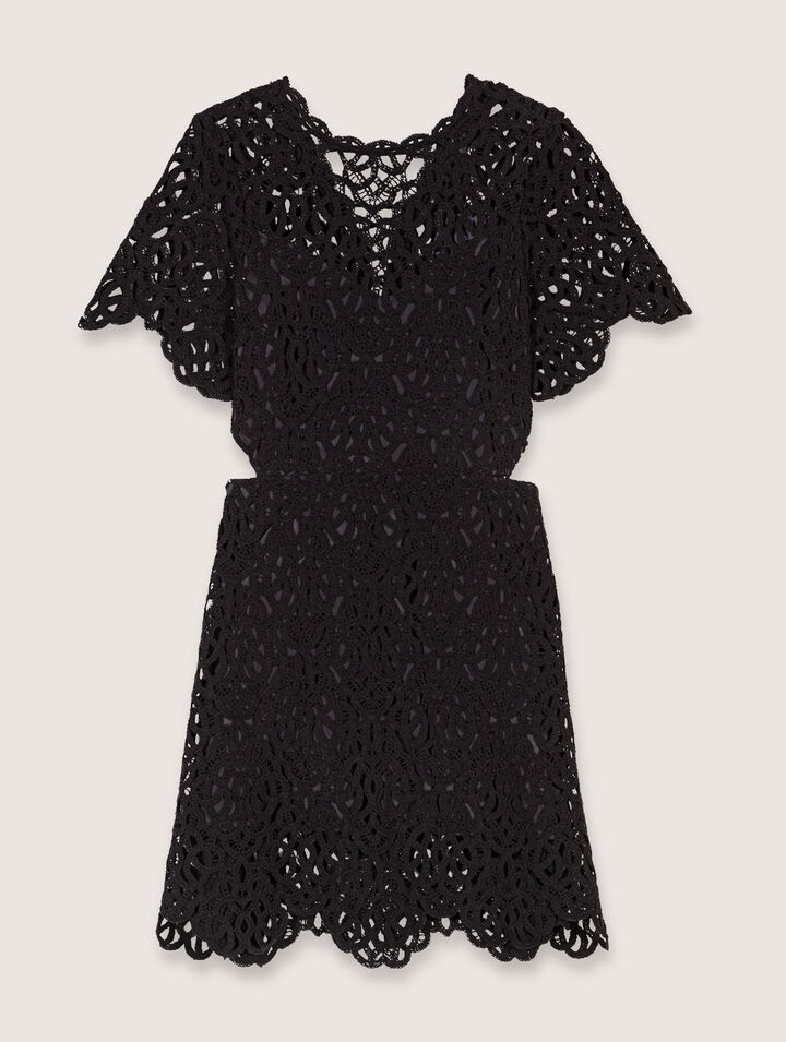 Robe courte en crochet