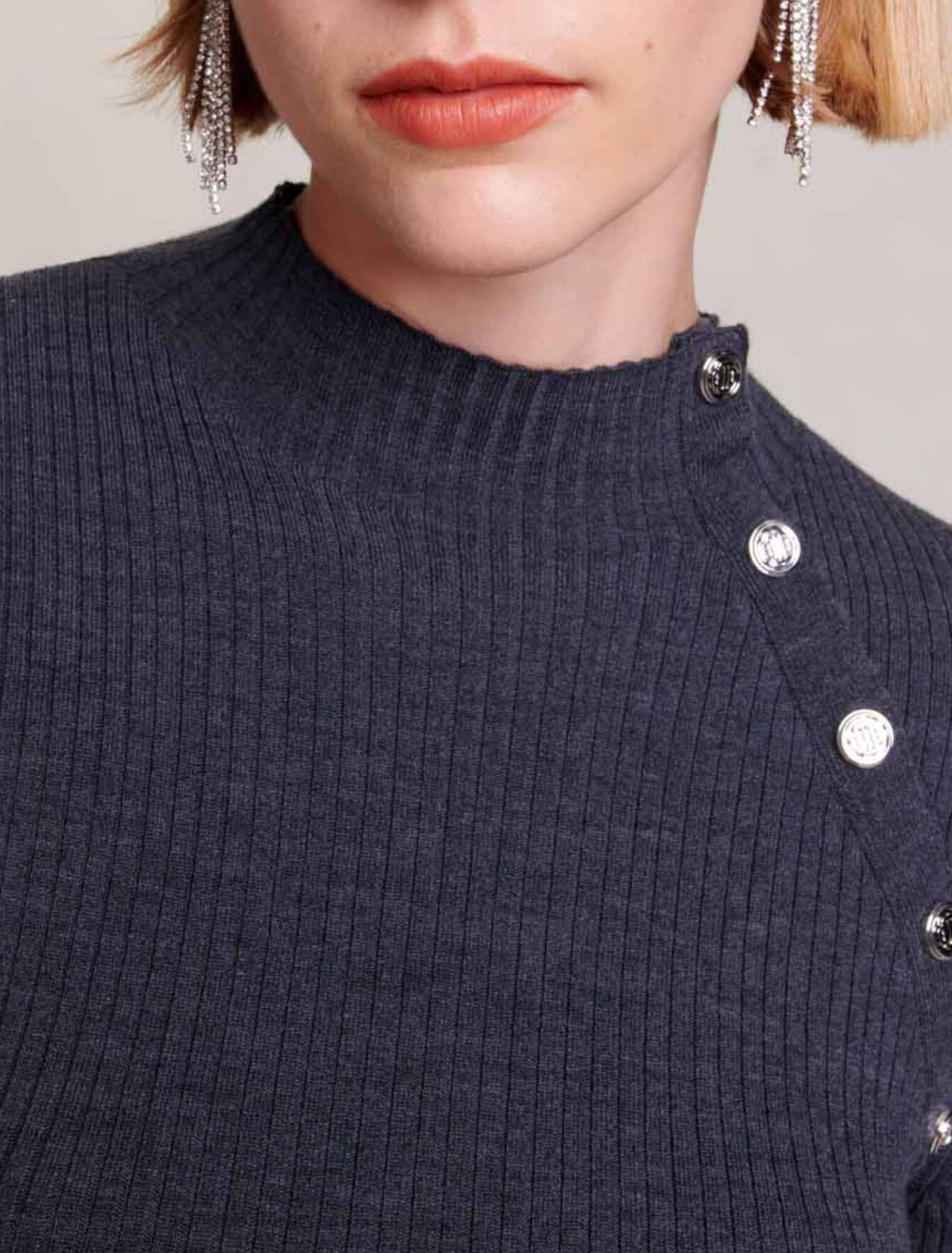 Robe longue en maille