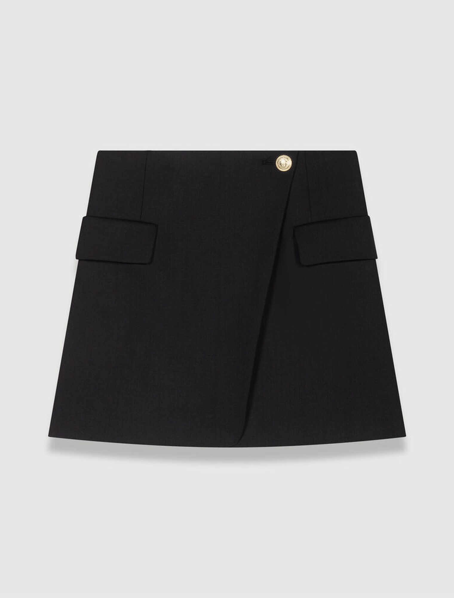 Jupe portefeuille asymétrique