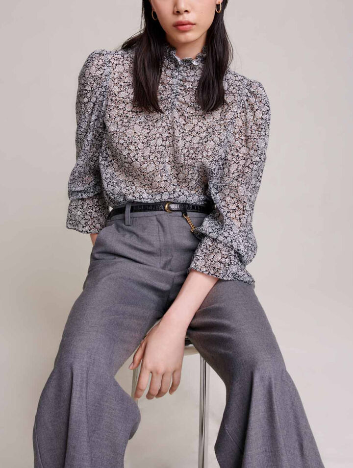 Blouse imprimé fleuri