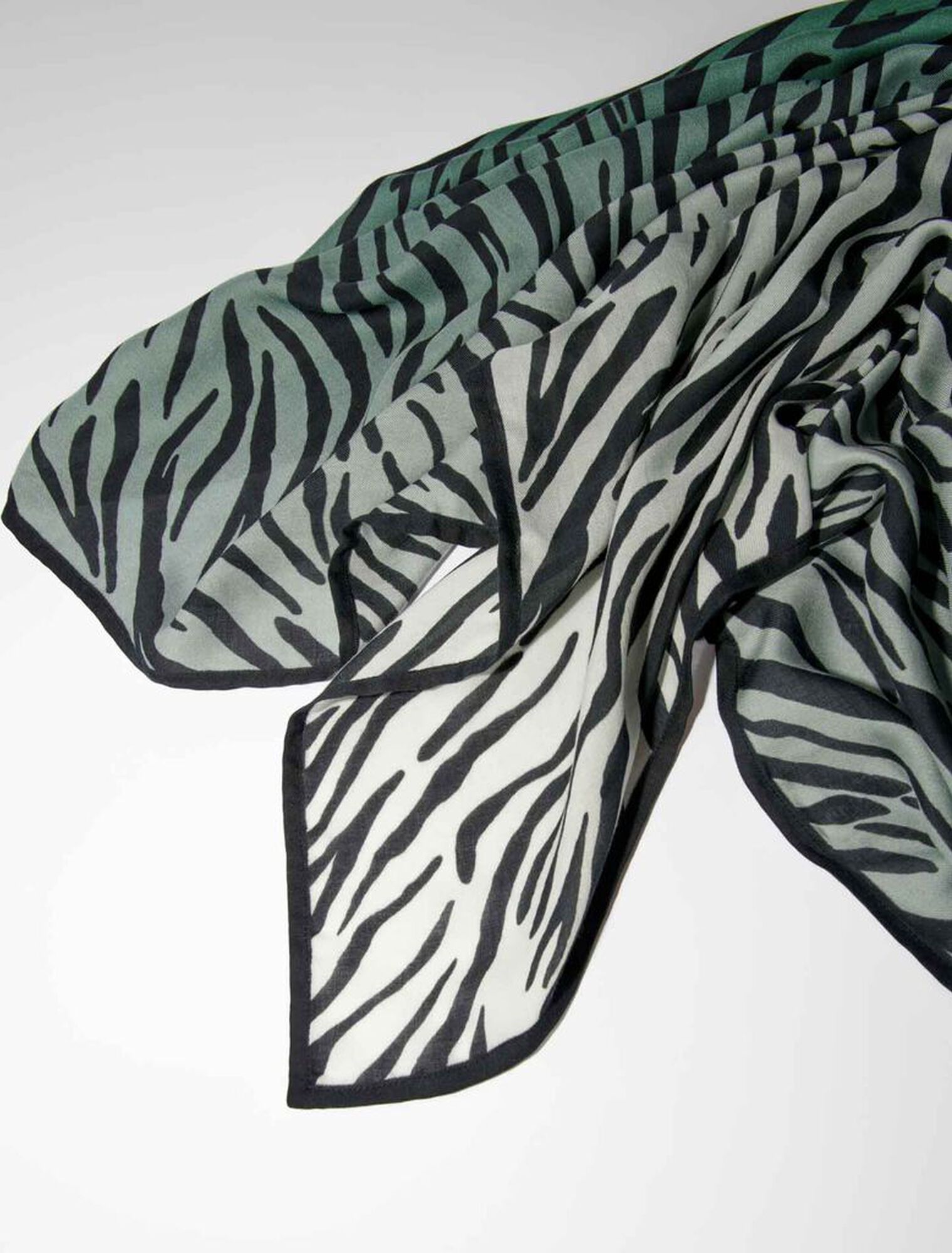 Foulard imprimé zèbre