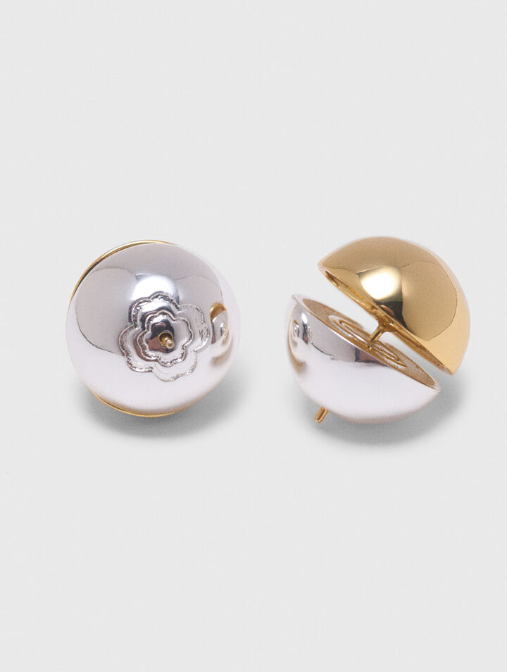 Boucles d'oreille sphère