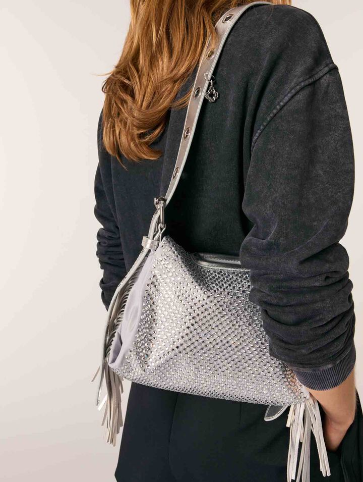Sac Miss M Mini métal à strass