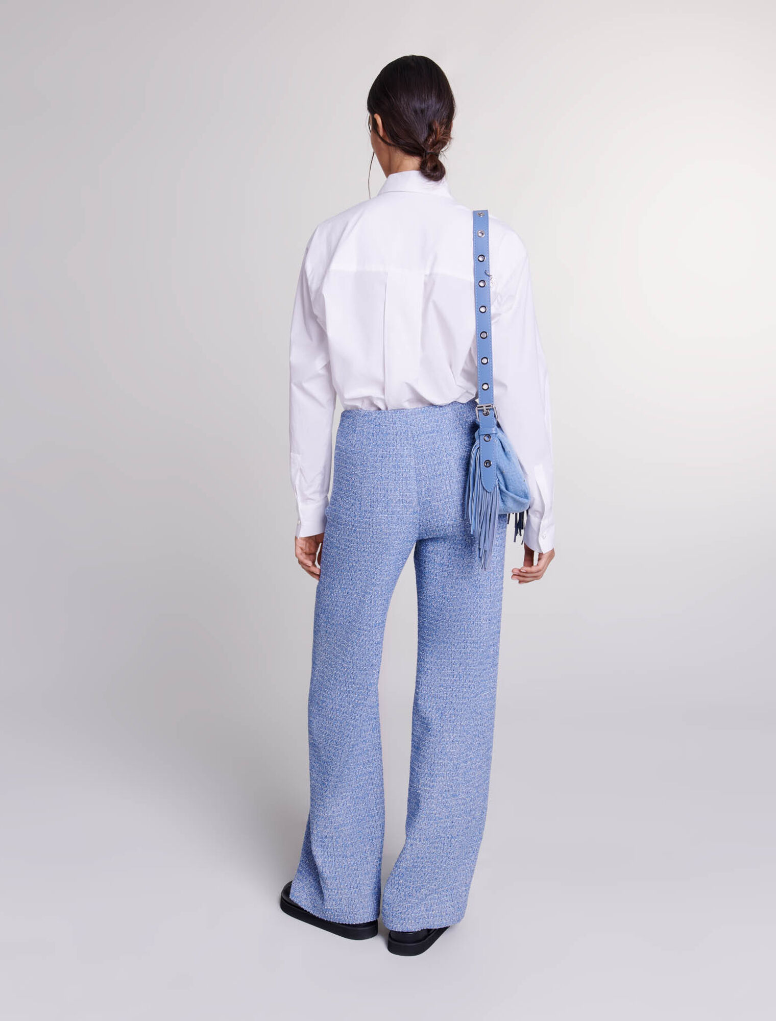 Pantalon en tweed
