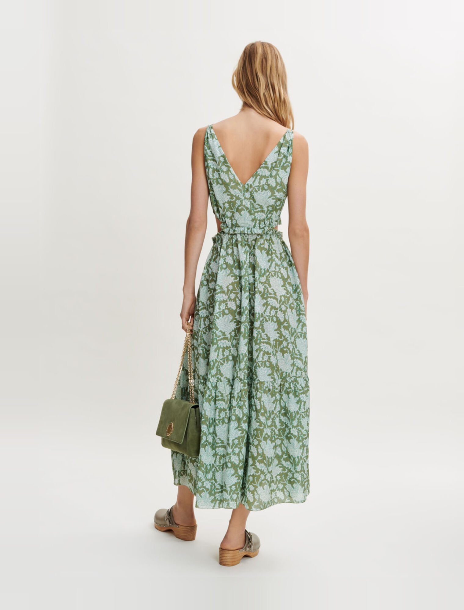 Robe en coton imprimé