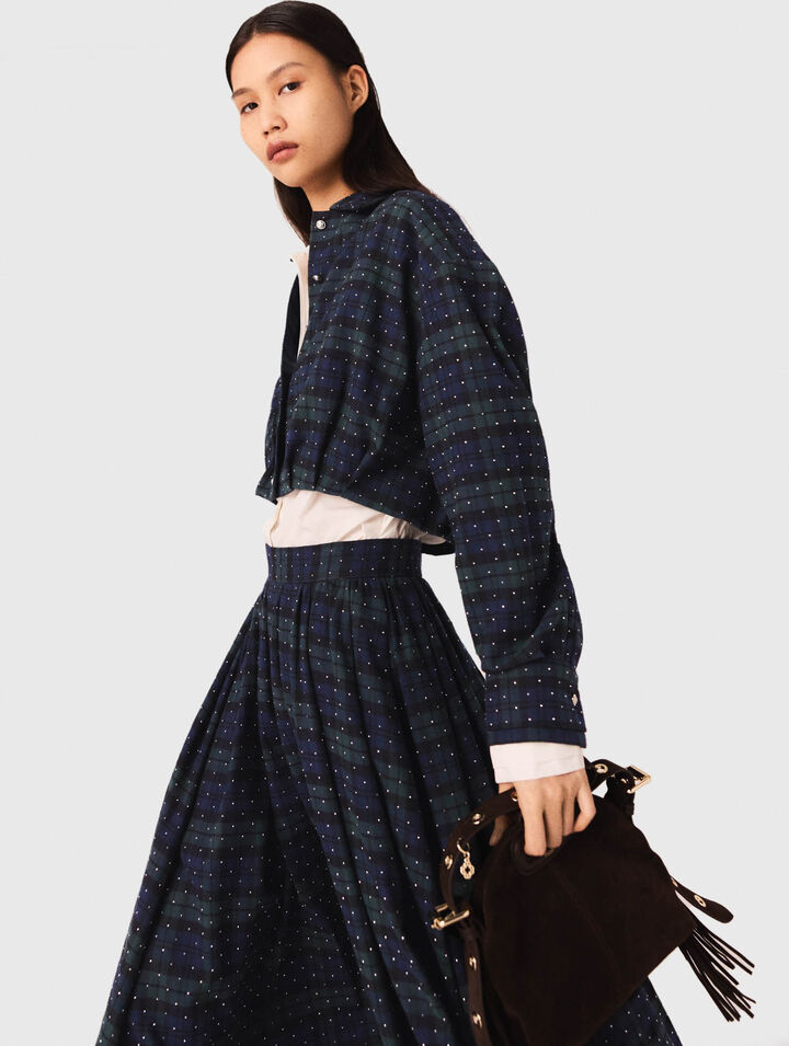 Sac Miss M mini en cuir suède