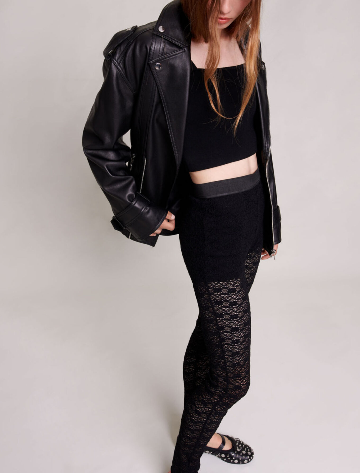 Legging en dentelle