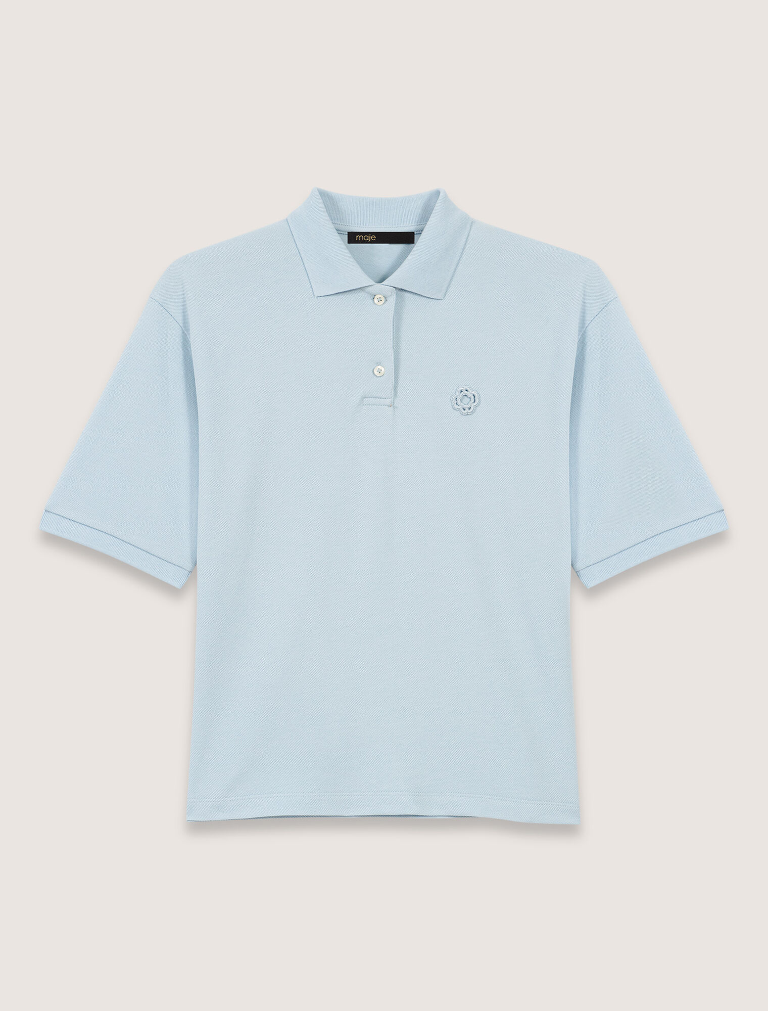 Polo avec logo patch