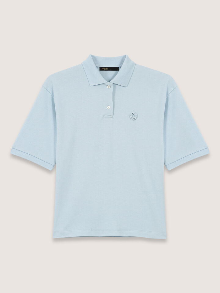 Polo avec logo patch