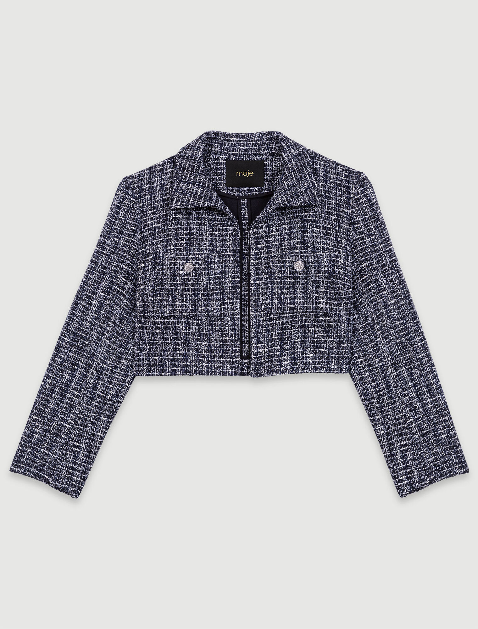 Robe 2-en-1 en tweed