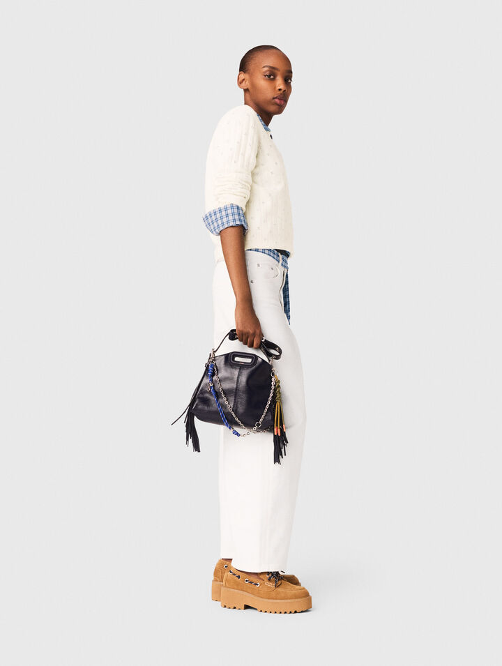 Pull avec strass all over