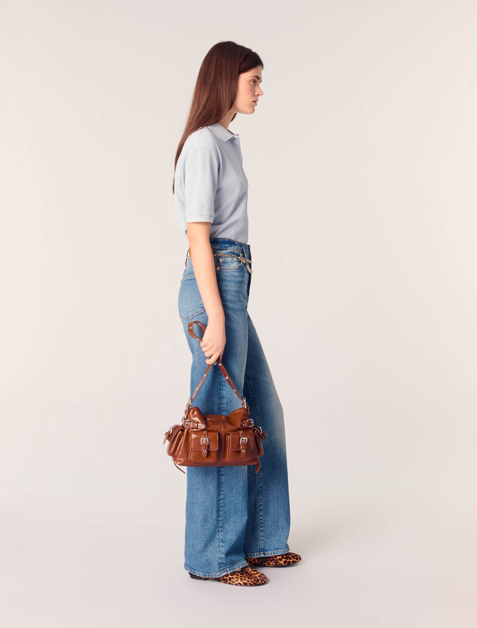 Jean à ceinture maillons