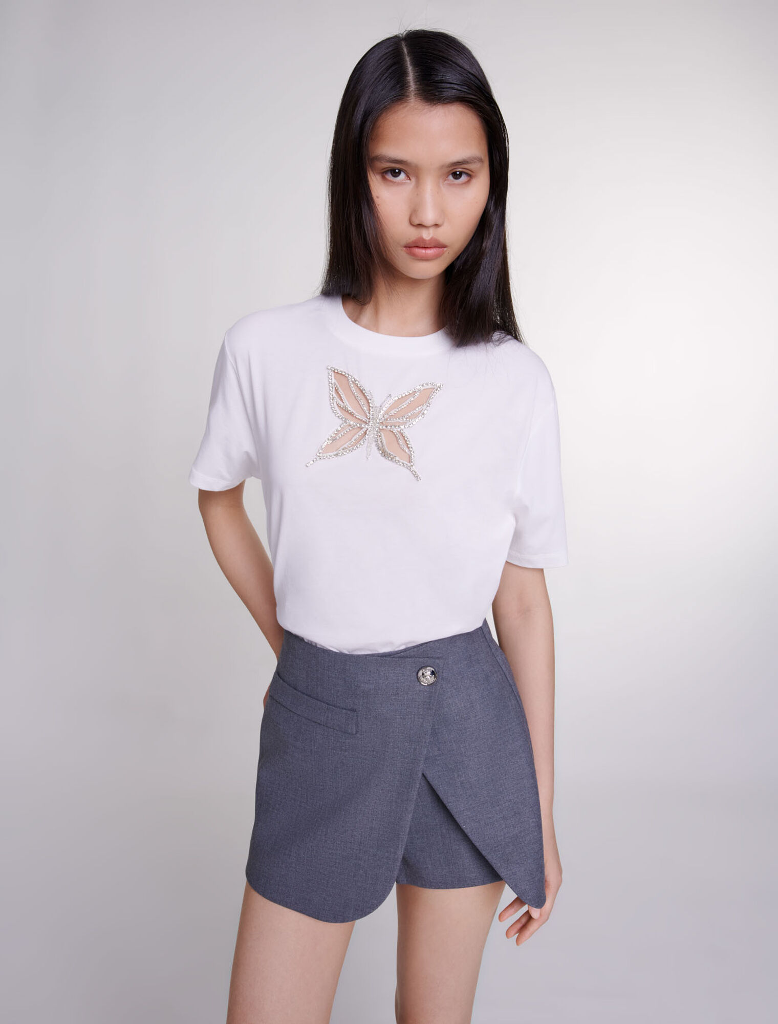 Jupe short portefeuille