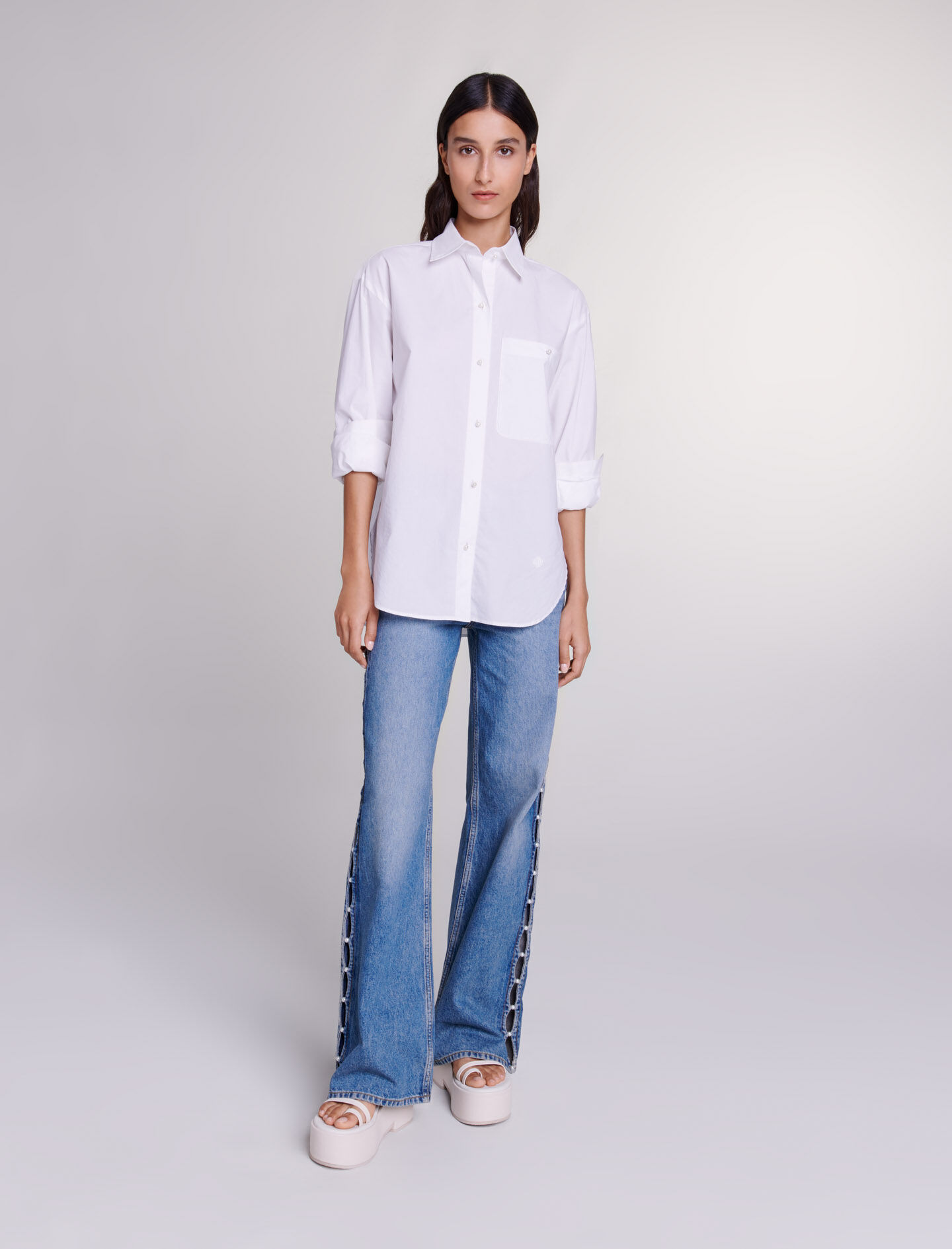 Chemise blanche maje outlet